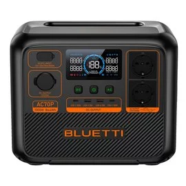 Зарядна станція Bluetti AC70P, 1000W, 864Wh, LiFePO4 (6999126)