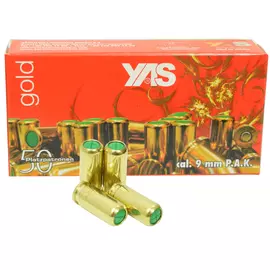 Патрони холості пістолетні YAS Gold 9 mm