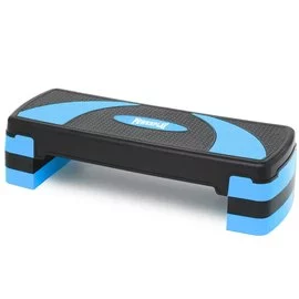 Степ-платформа PowerPlay 4358 3 рівня 10-15-20 см By Step Чорно-синя (PP_4358_Blue)