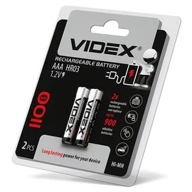 Акумуляторна батарея Videx Rechargeable AAA 1100 mAh (23337)