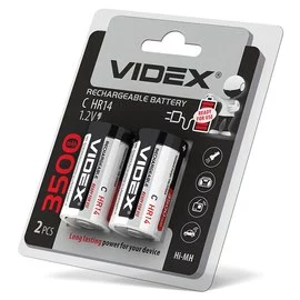 Акумуляторна батарея Videx Rechargeable HR14/C 3500 mAh (24475)