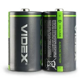 Батарейка Videx Alkaline LR20 D 1.5V (22529)
