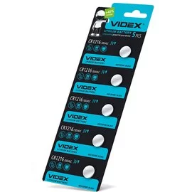 Батарейка Videx Lithium CR1216 3V (23371)