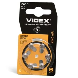 Батарейка Videx Zinc-Air PR70 ZA10 1.45V (24216)
