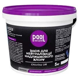 Засіб для нейтралізації надлишкового хлору Poolman Chlorine Off, 5 кг (50146)