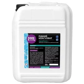 Засіб для очищення та освітлення води в басейнах Poolman AquaFlock L, 20 л (50128)