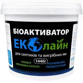 Засіб для очищення септиків та вигрібних ям Еколайн Вага: 1.44 кг