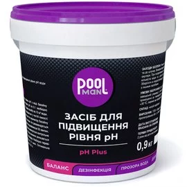 Засіб для підвищення рівня pH води у басейні Poolman pH Plus, 900 г (50141)