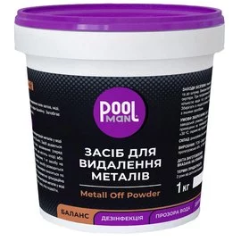Засіб для видалення металів із води басейну Poolman Metall Off Powder, 1 кг (50150)