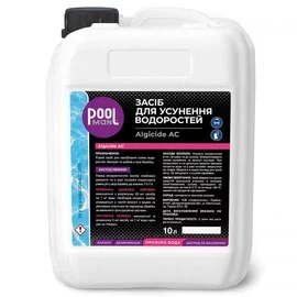 Засіб для видалення водоростей у басейні Poolman Algicide AC, 10 л (50122)