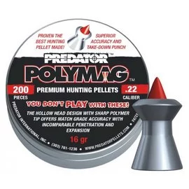 Свинцеві кулі JSB Diabolo Predator Polymag 5.5 мм, 1.03 г 200 шт (1002-01-200)