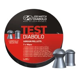 Свинцеві кулі JSB Diabolo Test Exact 4.5 мм, 0.475-0.81 г 350 шт (002003-350)