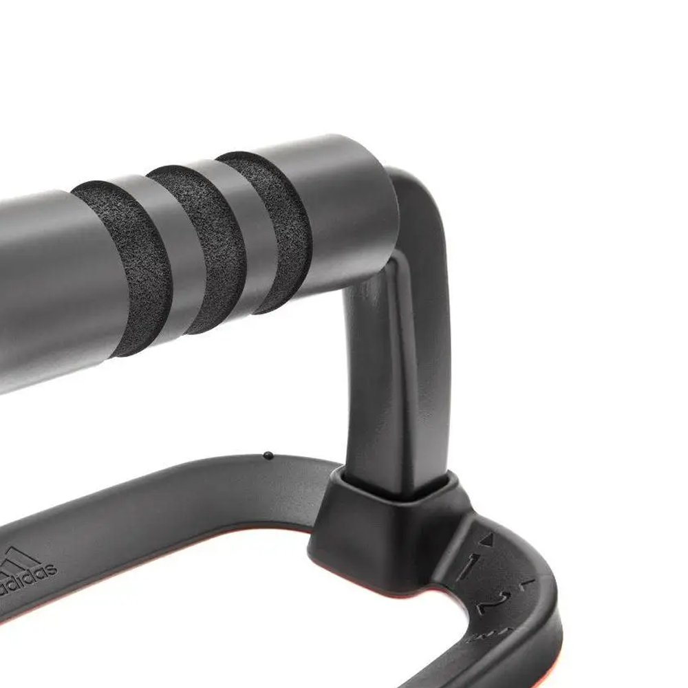 Упоры для отжиманий Adidas Performance Push Up Bars черный/красный
