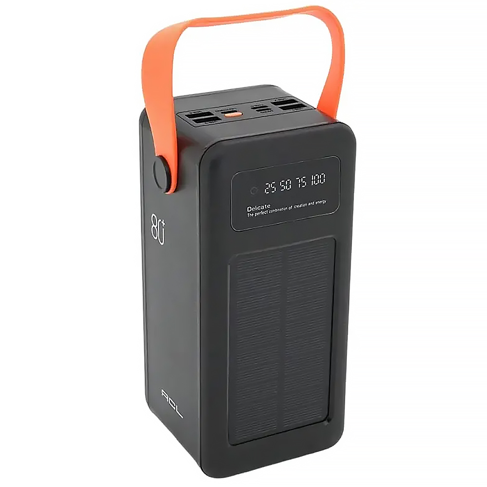 Повербанк ACL PW-53 80000 mAh Solar PD22.5W Black - купить в Киеве