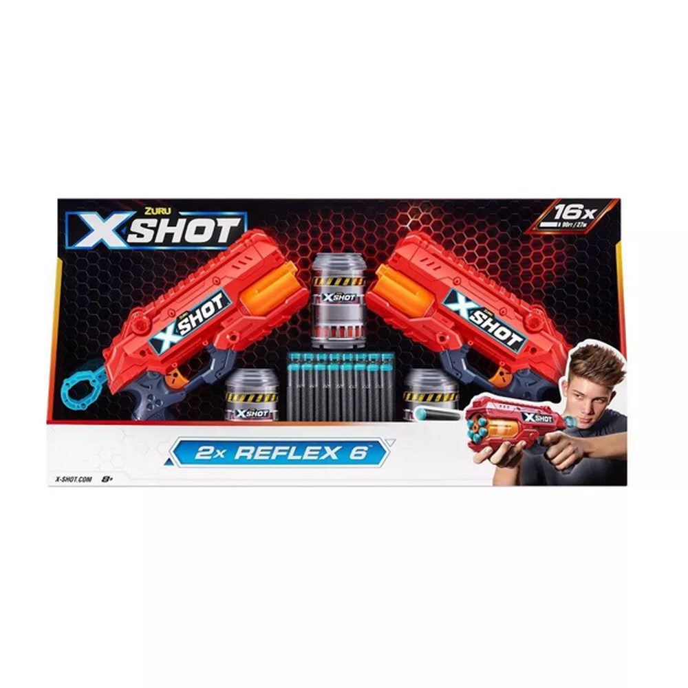Набор игрушечных скорострельных бластеров X-Shot Excel Reflex