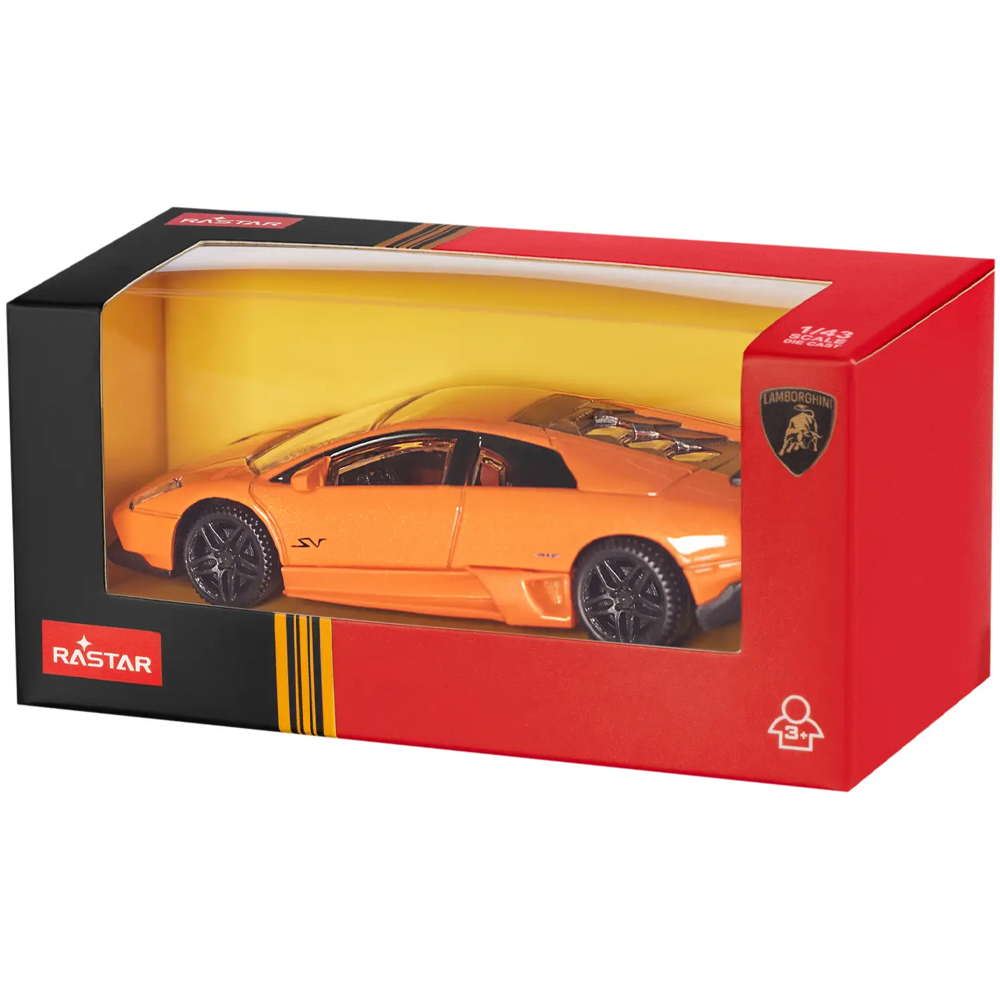 Машинка Rastar Murcielago LP 670-4 SV 1:43 Помаранчевий (39500