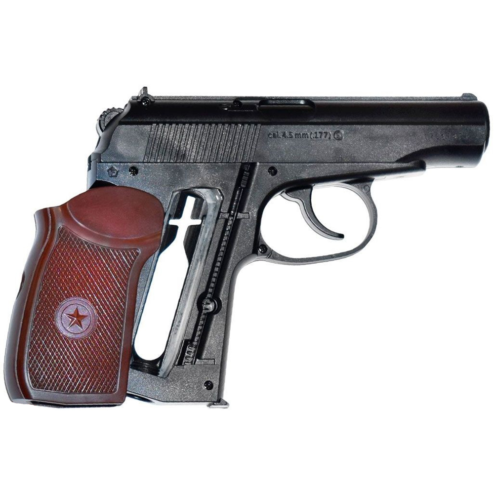 Пневматический пистолет Stalker SAPS Spring (ПМ) к.6мм, черный