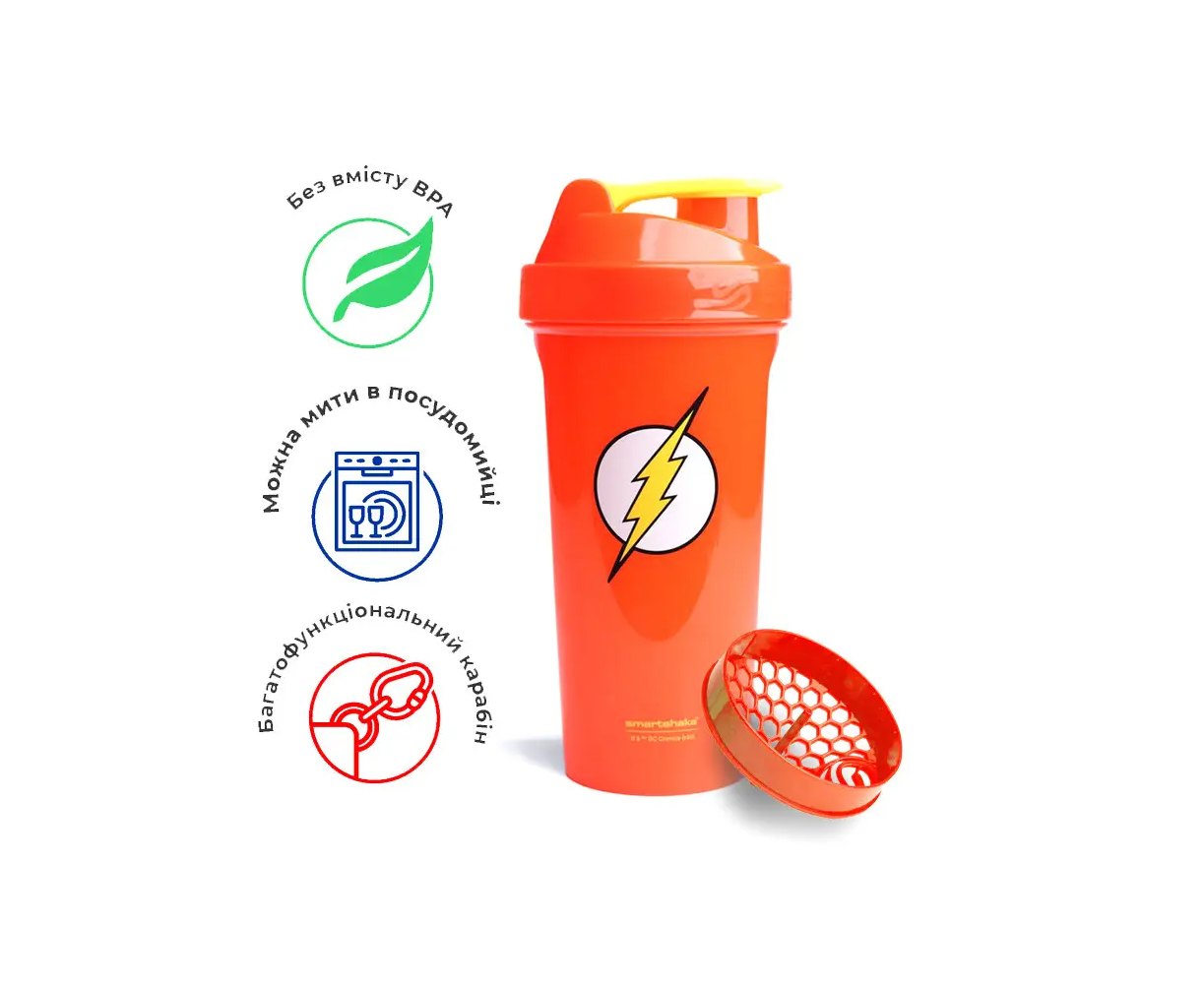 Шейкер спортивный SmartShake Lite 800ml DC Flash (10781301) - купить в ...
