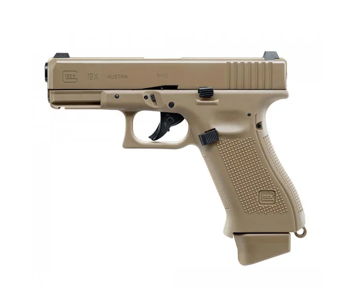 Страйкбольний пістолет Umarex Glock 19X CO2 Coyote (15457) - купити в ...