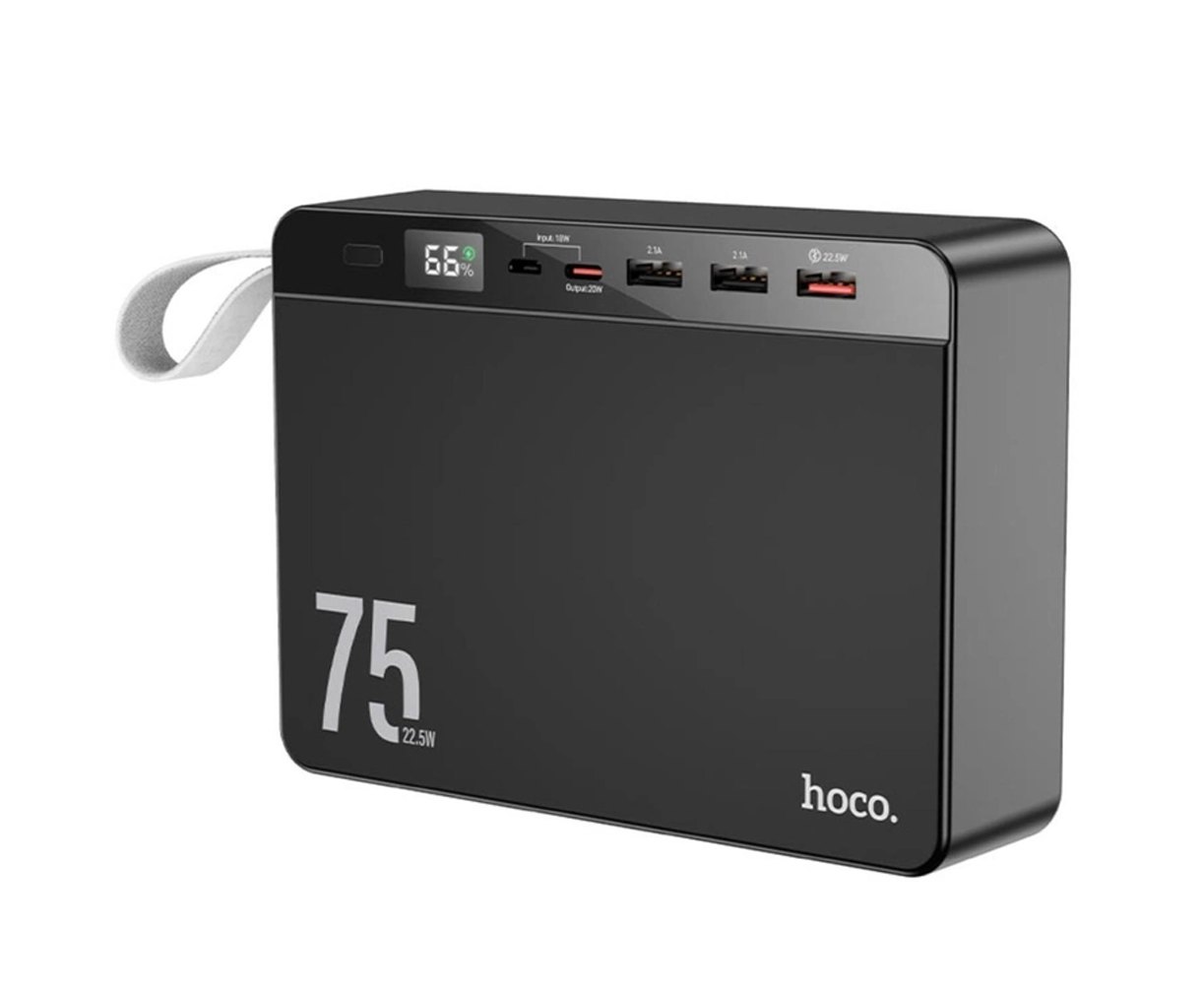 Повербанк HOCO Overlord fully compatible J94 75000 mAh 20W Black ...