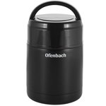 Термос пищевой Ofenbach 800мл черный KM-101302, Объём: 0.8 л