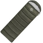 Спальный мешок Naturehike с капюшоном U250S NH20MSD07, (0°C), левый, темно-зеленый (6927595764305-L), Сторона застежки: Левая, Цвет : Тёмно-зелёный