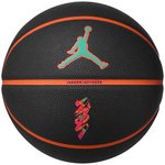Мяч баскетбольный Nike Jordan All Court 8P Z Williamson Deflated Черный/Оранжевый size 7 (J.100.4141.095.07)