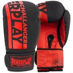 Боксерские перчатки PowerPlay 3086 Matt Challenger Черно-красные 14 ун (PP_3086_14oz_Bl/Red), Вес: 14 унций, Цвет: Чёрный/Красный