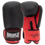 Боксерские перчатки PowerPlay 3004 Черно-красные 10 ун (PP_3004_10oz_Bl/Red), Вес: 10 унций