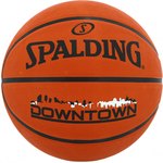 Мяч баскетбольный Spalding Downtown коричневый size 7 (84363Z), Цвет: Коричневый