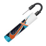 Насос для мячей Nike Essential Ball Pump INTL Blue Fury/Hyper Crimson/Blackened Blue/Hyper Crimson NS (N.000.1384.430.NS), Цвет : Синий/Белый