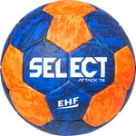 Мяч для гандбола Select HB Attack TB v22 синий/оранжевый size 1 (162084-839)
