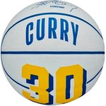 Мяч баскетбольный Wilson NBA Player Icon Mini BSKT Curry white size 3 (WZ4007401XB3)