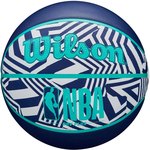 Мяч баскетбольный Wilson NBA DRV Plus Dazzle Camo BSKT Indigo size 7 (WZ3016102XB7), Размер: 7
