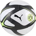 Мяч футбольный Puma MCFC Culture Ball белый/черный/желтый size 5 (084746-04)