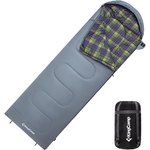 Спальный мешок KingCamp Sevan 250 Comf +12°C / Lim +7°C / Extr -3°C Grey (KS2422_GREY_L)