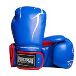 Боксерские перчатки PowerPlay 3018 Синие 14 ун (PP_3018_14oz_Blue), Вес: 14 унций