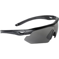 Баллистические очки Swiss Eye Nighthawk, 3 комплекта сменных линз, футляр, прорезиненные black 40921-1