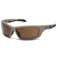 Очки защитные Venture Gear Tactical Howitzer Tan Anti-Fog коричневые (3ХОВИ-50), Цвет оправы: Песочный, Цвет линз: Коричневый
