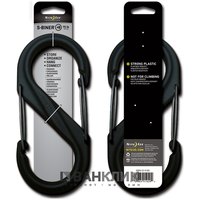 Карабин пластиковый Plastic S-Biner Size #8 черный/черный (94664019294)