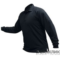 Футболка-поло тактическая мужская длинный рукав Vertx p.L (синяя) (4020NVP)
