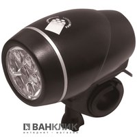 Фара CG-108W с батарейками, черная, 7 диодов, 4 режима 12480