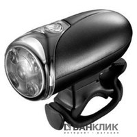 Фара CG-115W1 с батарейками, черная, 5 диодов, 2 режима 12479