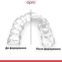 Капа для боксу OPRO Instant (вік 11+) Black/White (art.102520001), зображення 3
