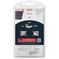 Капа для боксу OPRO Instant (вік 11+) White/Gold (арт.102520006), зображення 6