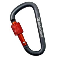 Карабин алюминиевый BaseCamp Delta 8 Screw Set, Grey (BCP 61116), изображение 2