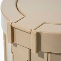 Відро-туалет складне Mobi Garden Closestool round NX22671043 khaki (6926767322374)