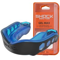 Капа для боксу Shock Doctor Gel Max (вік 11+) Black/Blue (art. 6100-BB-AD), Колір: Чорний/Синій 