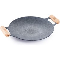 Сковородка-садж BRS P27B с ручками серый (BRS-P27b)