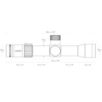 Прицел Hawke Airmax Touch 3-12x32 SF, корпус 30 mm, сетка AMX IR с подсветкой, Eye relief-30mm (13260), изображение 2